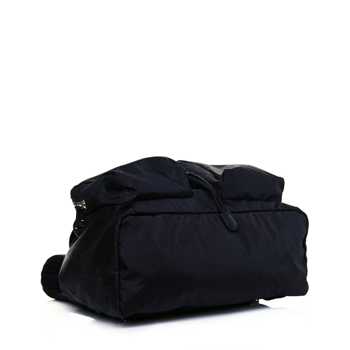 Nylon Monogram Medium Light Single Buckle Backpack Black
