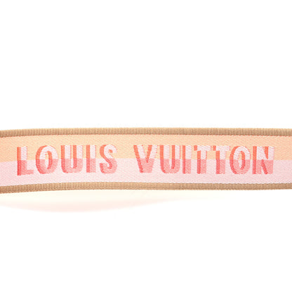 Louis Vuitton Jacquard Speedy Bandouliere 20 Shoulder Strap Pink Orange 3 of 4