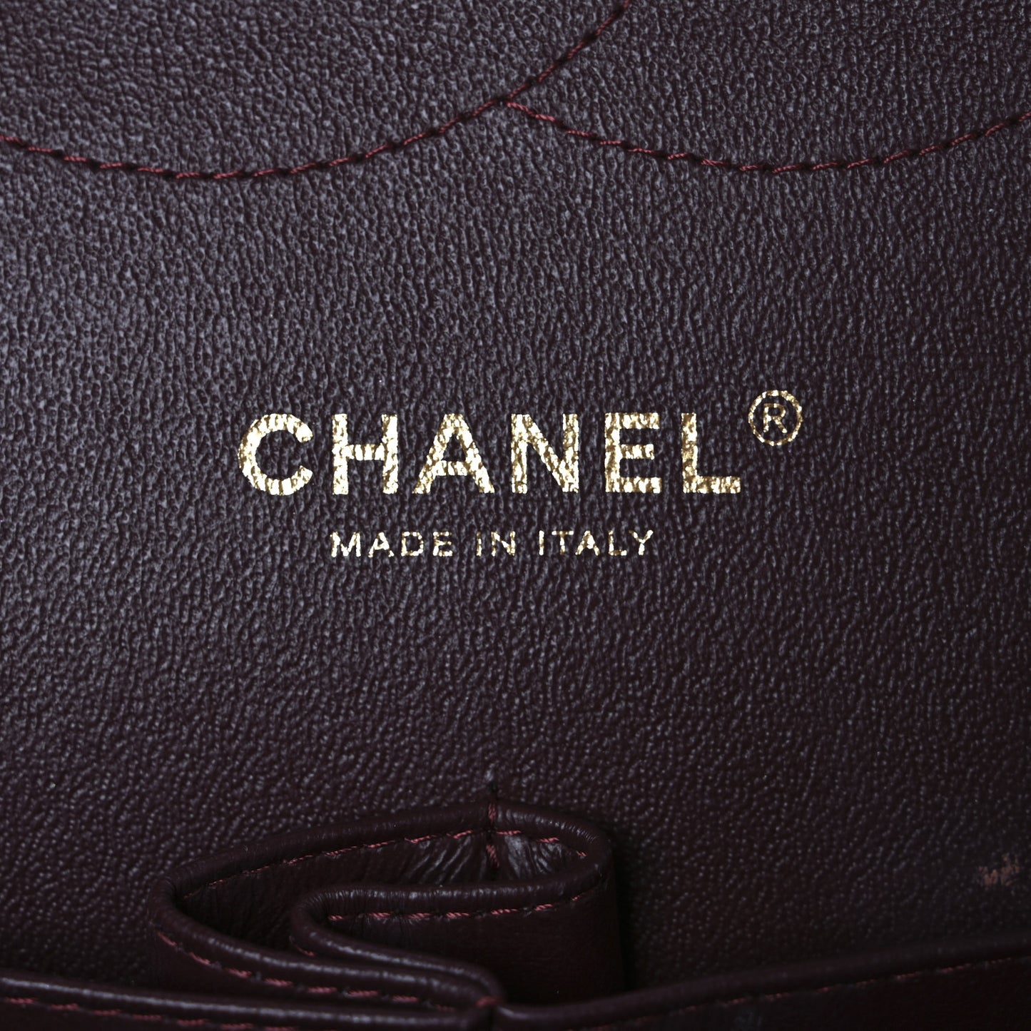 Lambskin Quilted Jumbo Double Flap Black