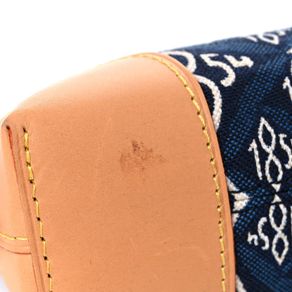 Louis Vuitton Jacquard Since 1854 Cosmetic Pouch PM Blue 12 of 14