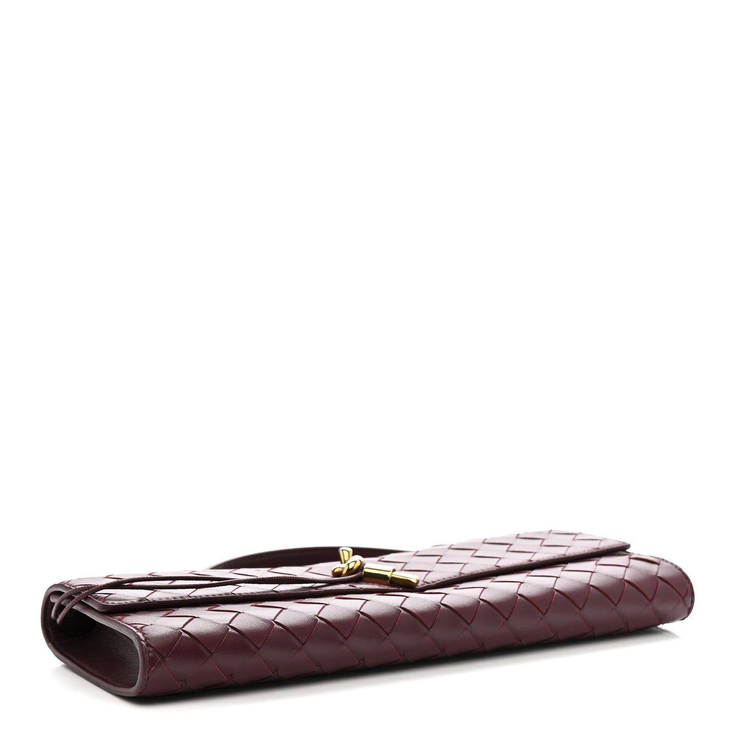 Nappa Intrecciato Long Andiamo Top Handle Clutch Barolo