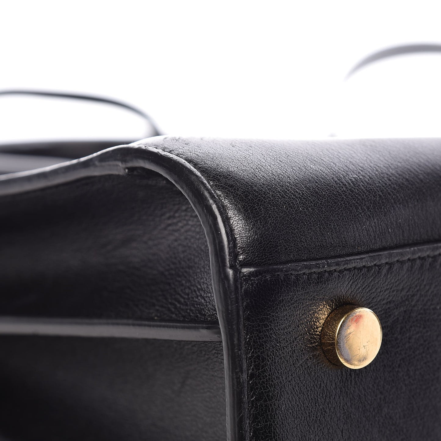 Calfskin Small Sac De Jour Black