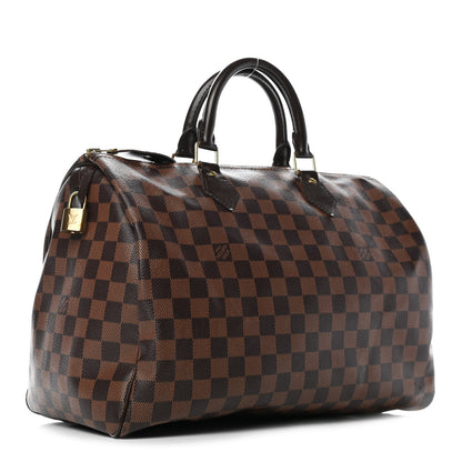 Louis Vuitton Damier Ebene Speedy 35 3 of 4