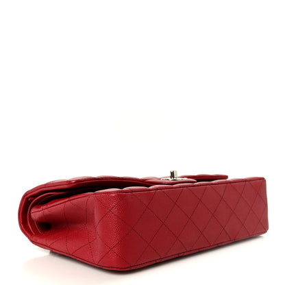 Chanel Caviar Quilted Medium Double Flap Red 4 of 12