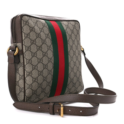 Gucci GG Supreme Monogram Web Small Ophidia Messenger Bag Brown 3 of 12