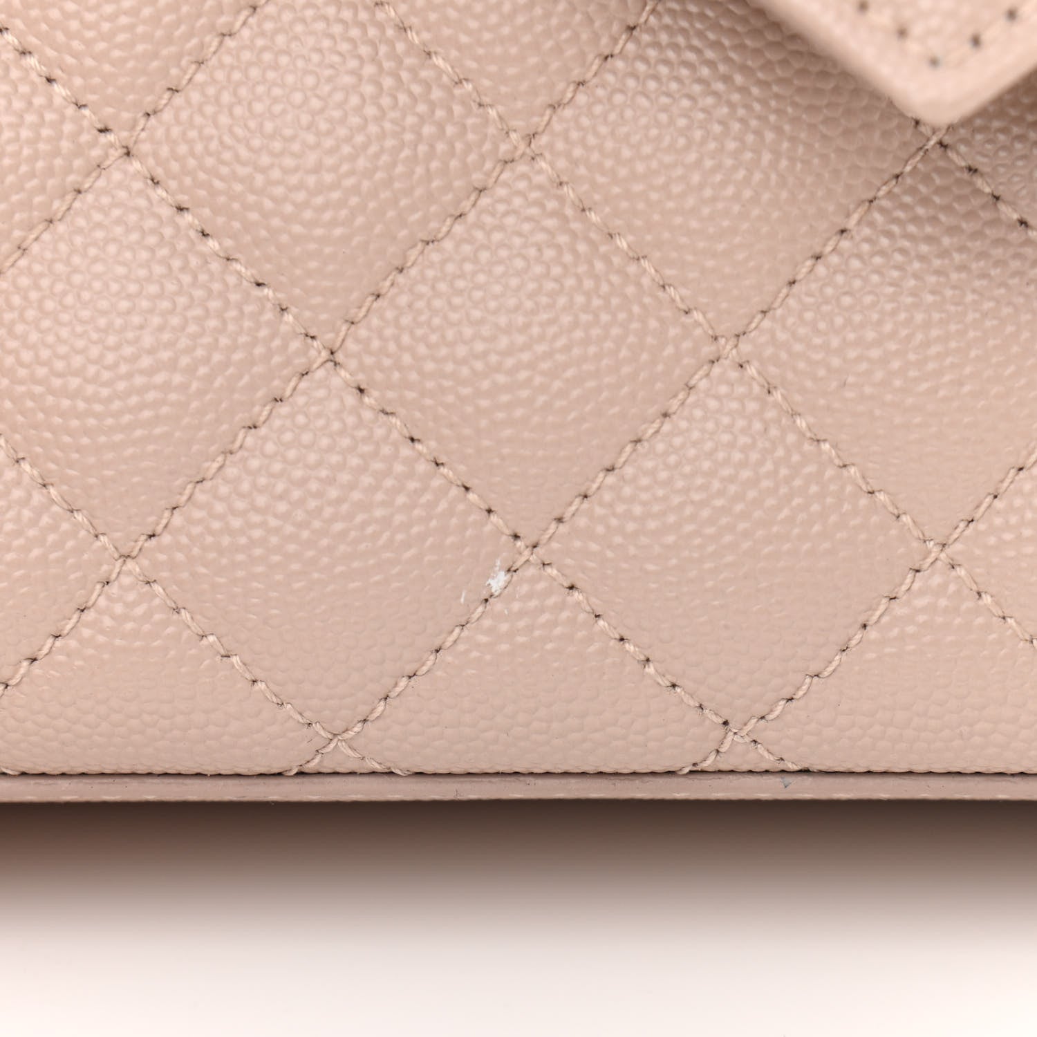 Saint Laurent Grain De Poudre Textured Mixed Matelasse Medium Triquilt Monogram Satchel Marble Pink 12 of 14