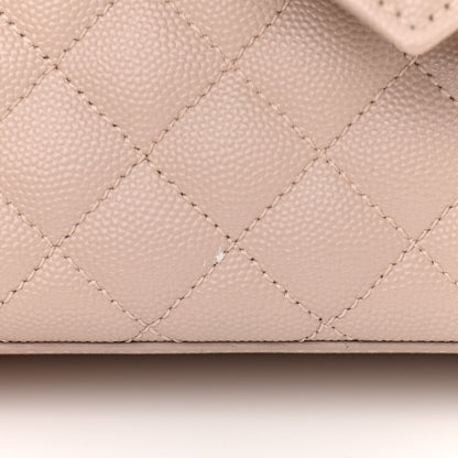 Saint Laurent Grain De Poudre Textured Mixed Matelasse Medium Triquilt Monogram Satchel Marble Pink 12 of 14