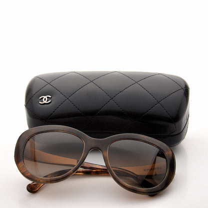 Chanel Butterfly Signature Polarized Sunglasses 5346 Light Brown 9 of 9