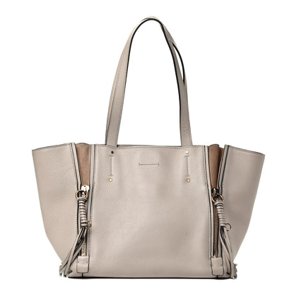 Chloe Smooth Calfskin Small Milo Shopping Tote Motty Grey 1 of 14