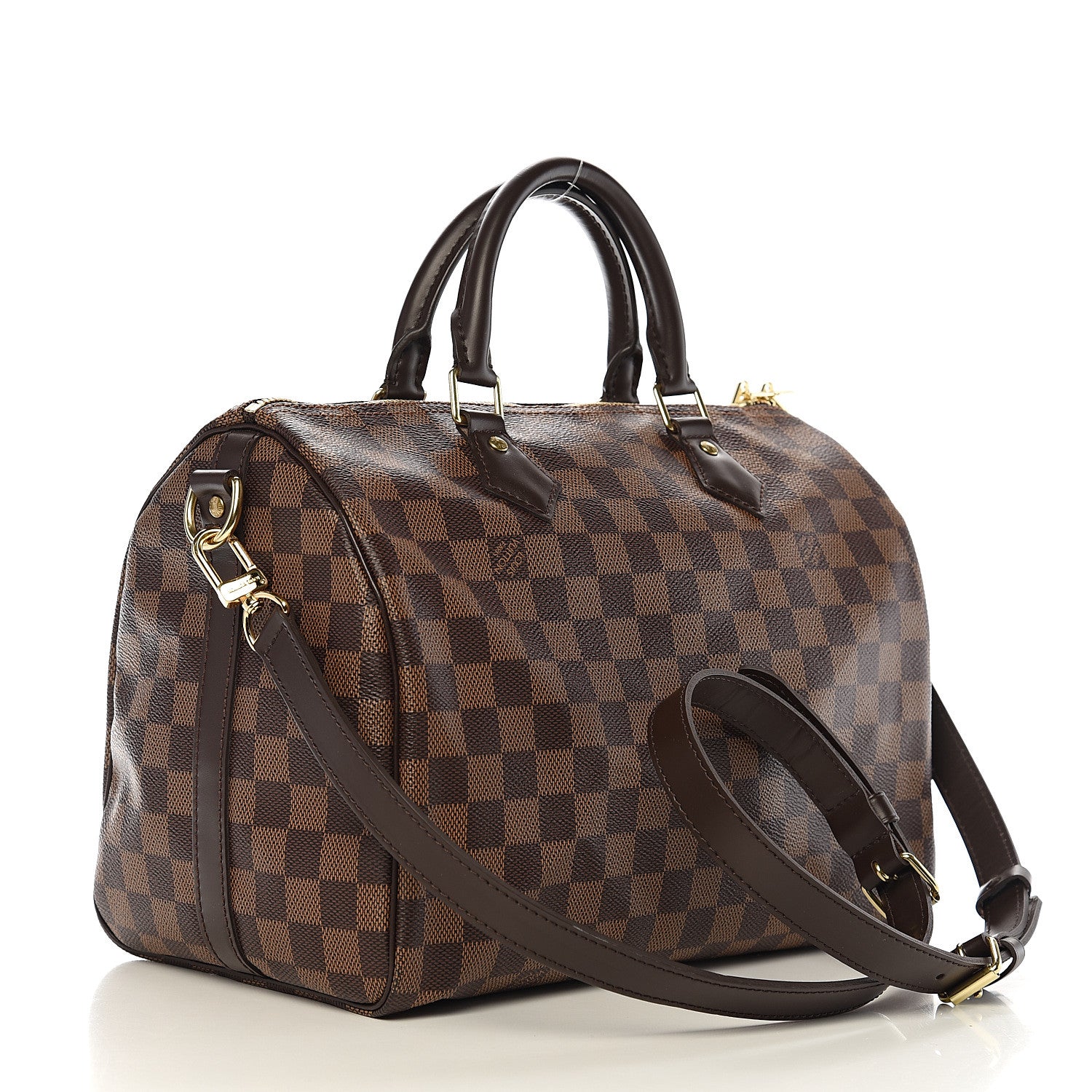 Louis Vuitton Damier Ebene Speedy Bandouliere 30 2 of 9