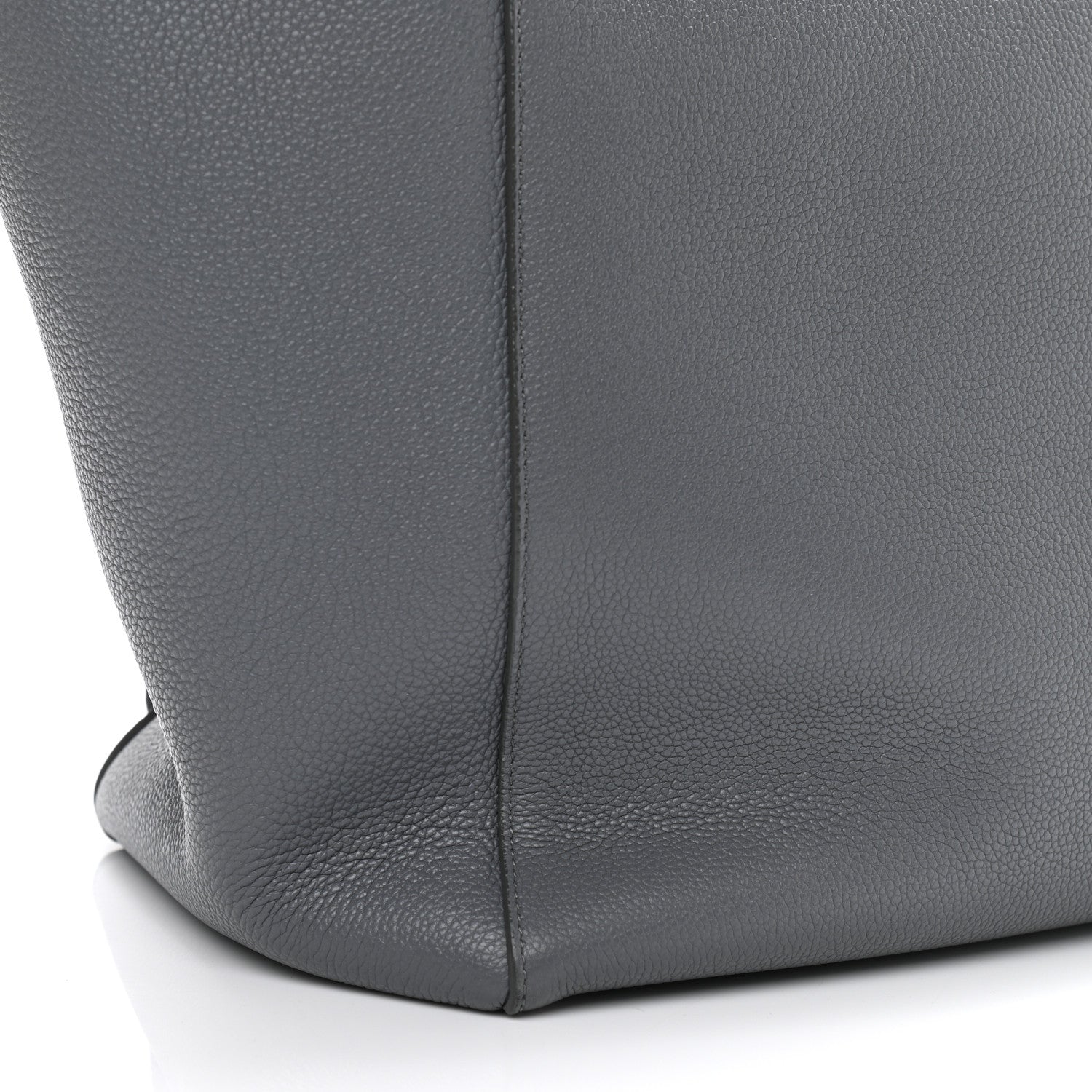Celine Soft Grained Calfskin Small Belt Cabas Phantom Grey 11 of 12