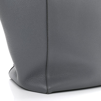 Celine Soft Grained Calfskin Small Belt Cabas Phantom Grey 11 of 12