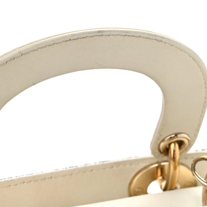 Christian Dior Calfskin Toile de Jouy Mini Lady Dior Blue 10 of 12