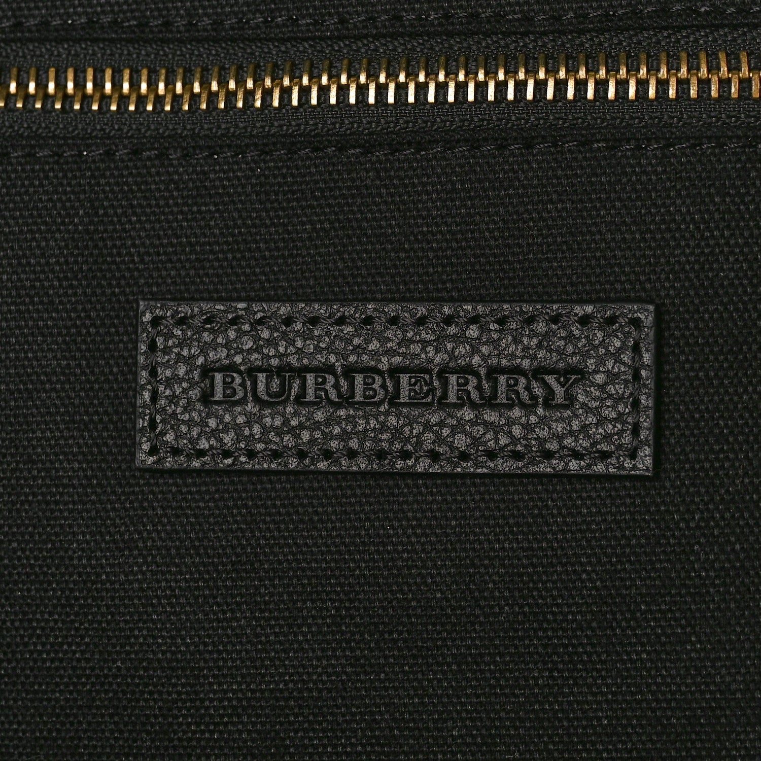 Burberry Mega Check Calfskin Abbeydale Simple Backpack Black Camel 6 of 9