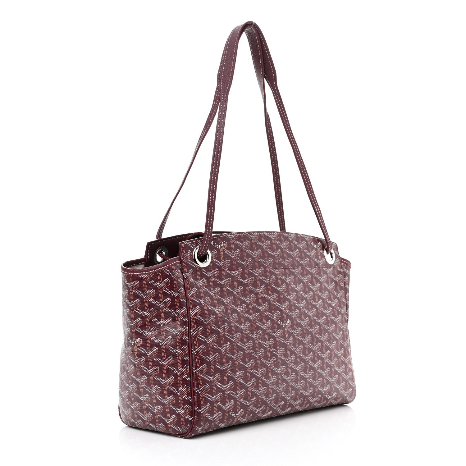 Goyard Goyardine Rouette PM Burgundy 3 of 17