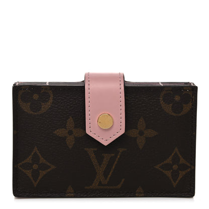 Louis Vuitton Monogram Gusset Card Holder Rose Ballerine 1 of 7