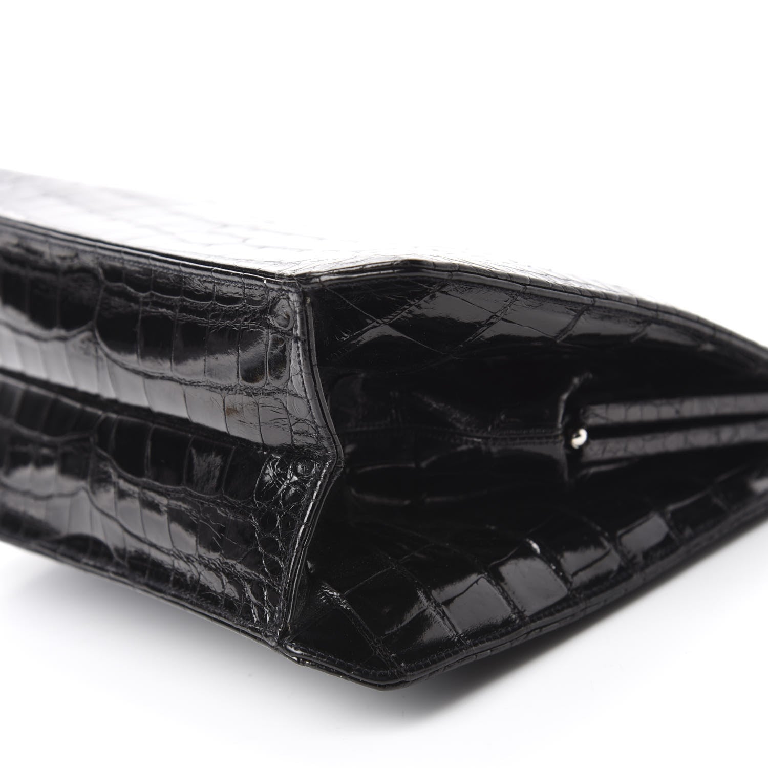 Judith Leiber Alligator Crystal Evening Bag Black 9 of 12
