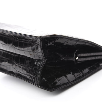 Judith Leiber Alligator Crystal Evening Bag Black 9 of 12