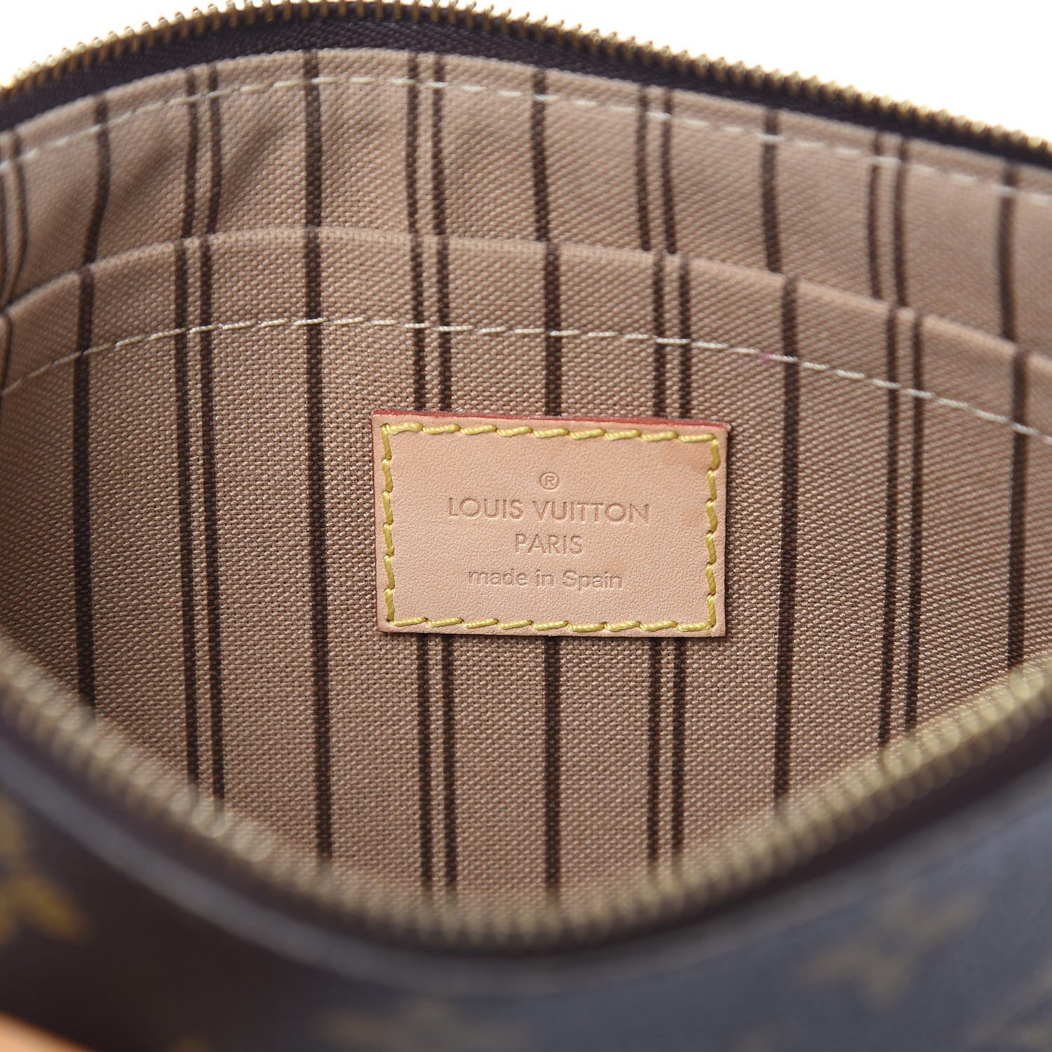 Louis Vuitton Monogram Neverfull MM GM Pochette 6 of 10