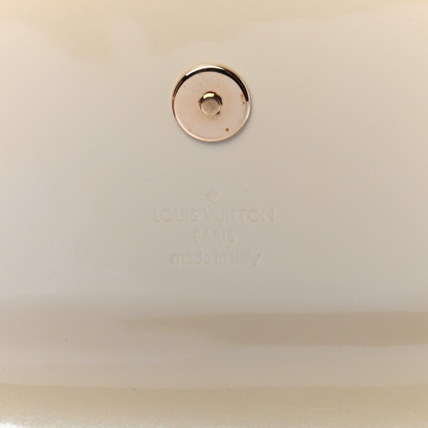 Patent Sobe Clutch Blanc Corail