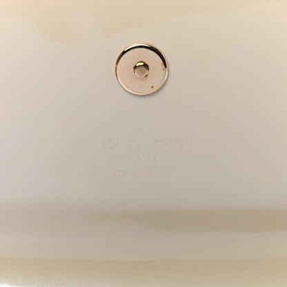 Louis Vuitton Patent Sobe Clutch Blanc Corail 6 of 7