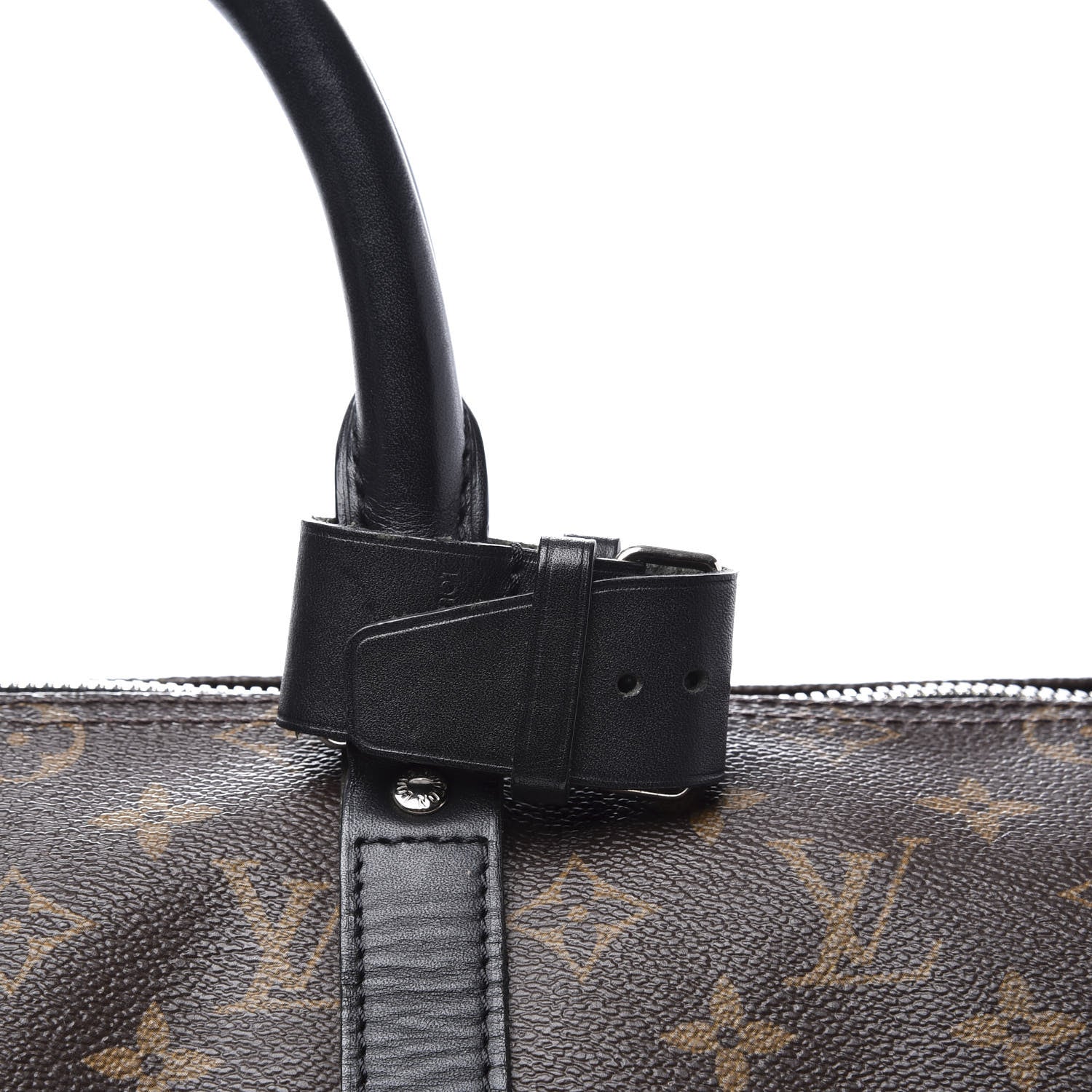 Louis Vuitton Monogram Macassar Keepall Bandouliere 45 10 of 11