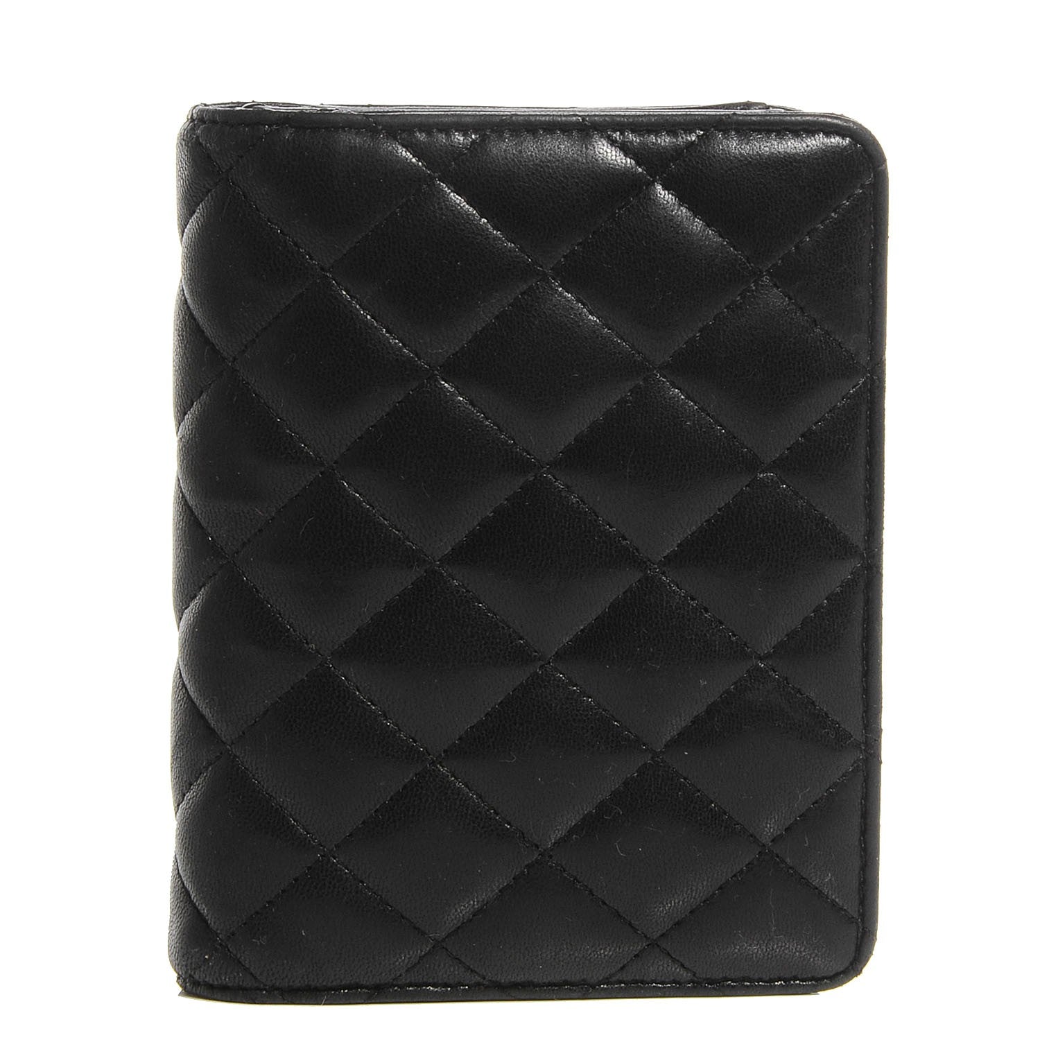 Chanel Lambskin Quilted Compact Wallet 1 of 8