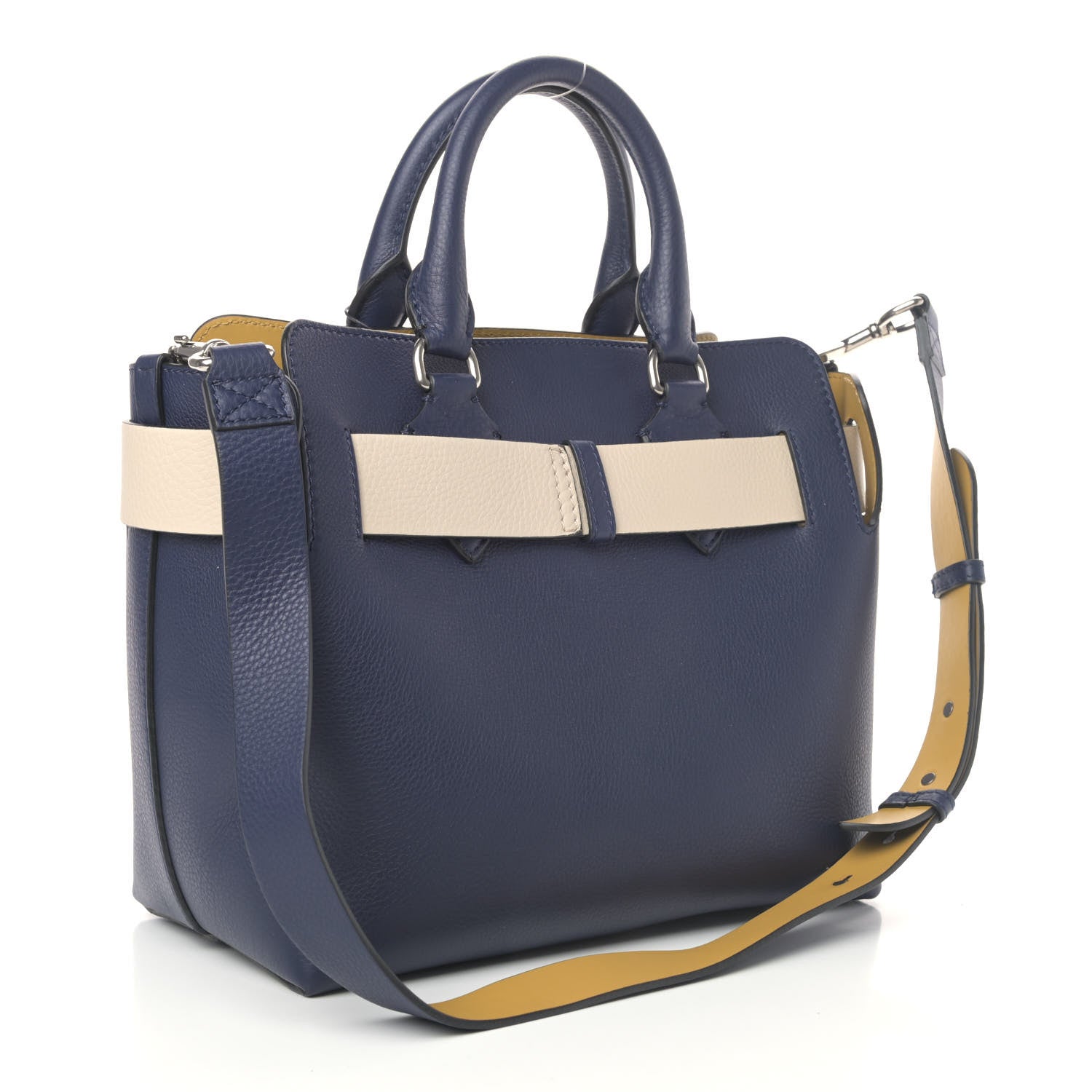 Burberry Soft Grain Calfskin Small Belt Bag Regency Blue 2 of 4