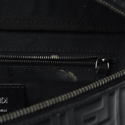 Fendi Vitello Century FF 1974 Embossed Belt Bag Black 9 of 9