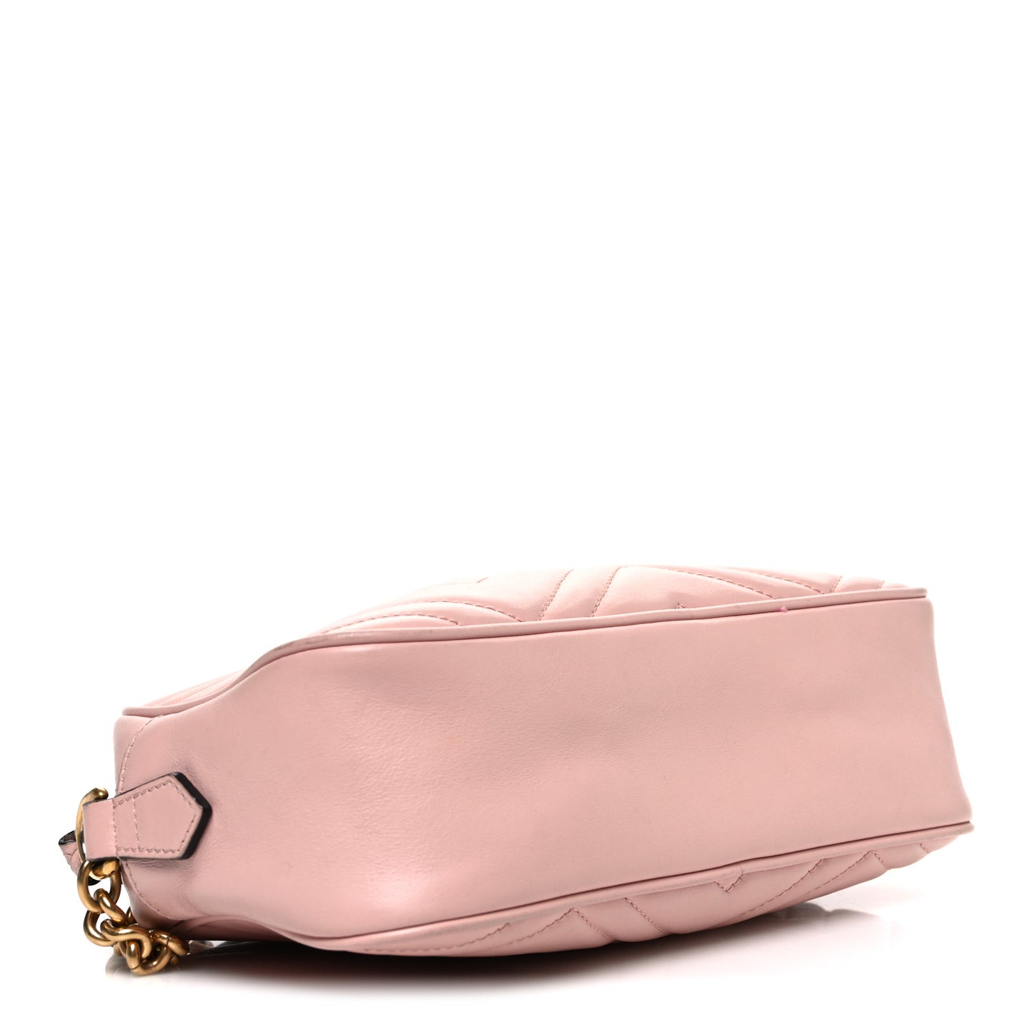 Calfskin Matelasse Small GG Marmont Chain Shoulder Bag Perfect Pink Perfect Pink