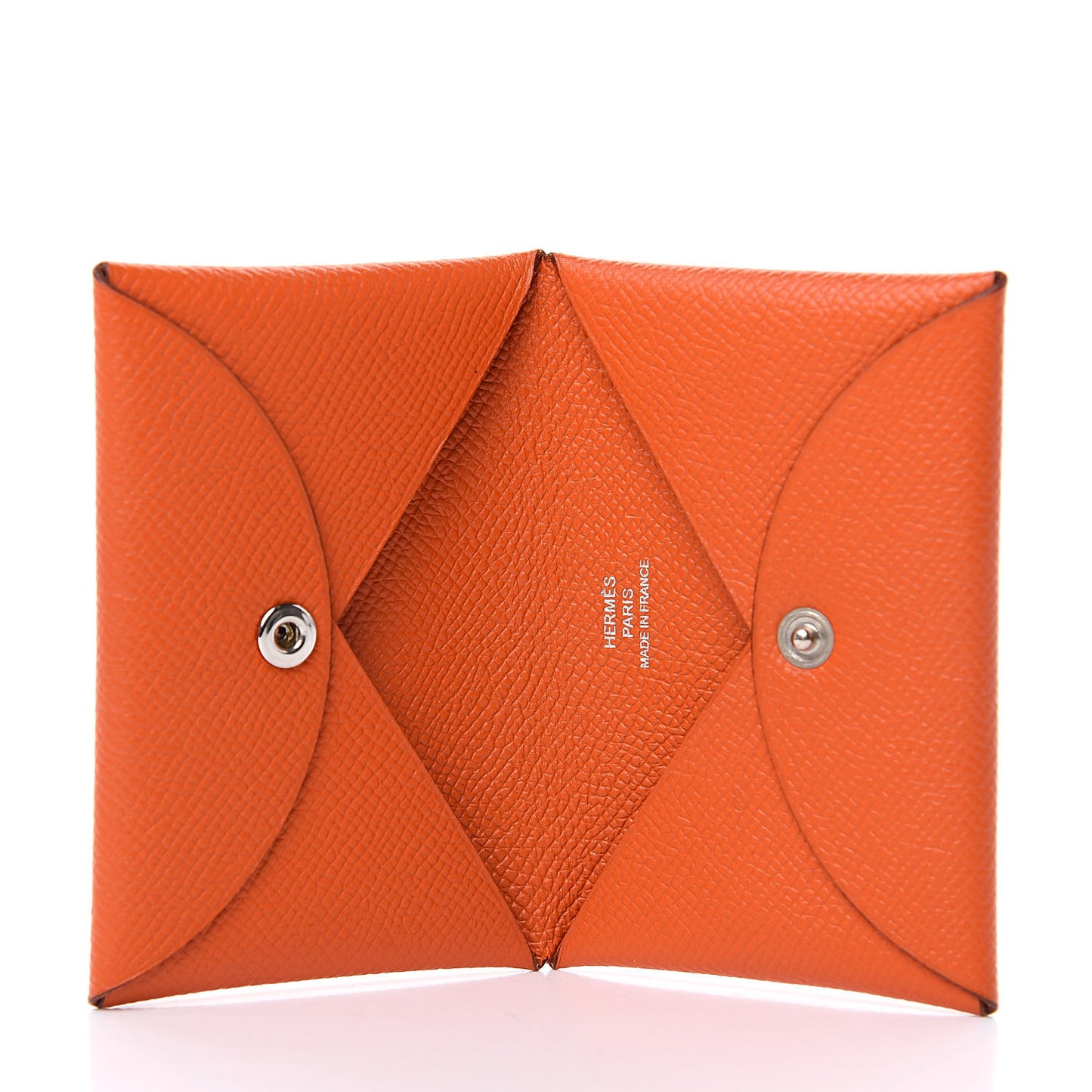 Epsom Calvi Card Case Orange