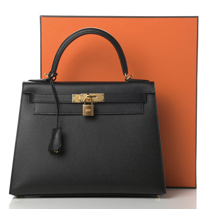 Hermes Epsom Kelly Sellier 28 Black 11 of 11