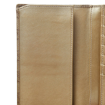 Gucci Metallic Guccissima Abbey Continental Wallet Gold 8 of 11