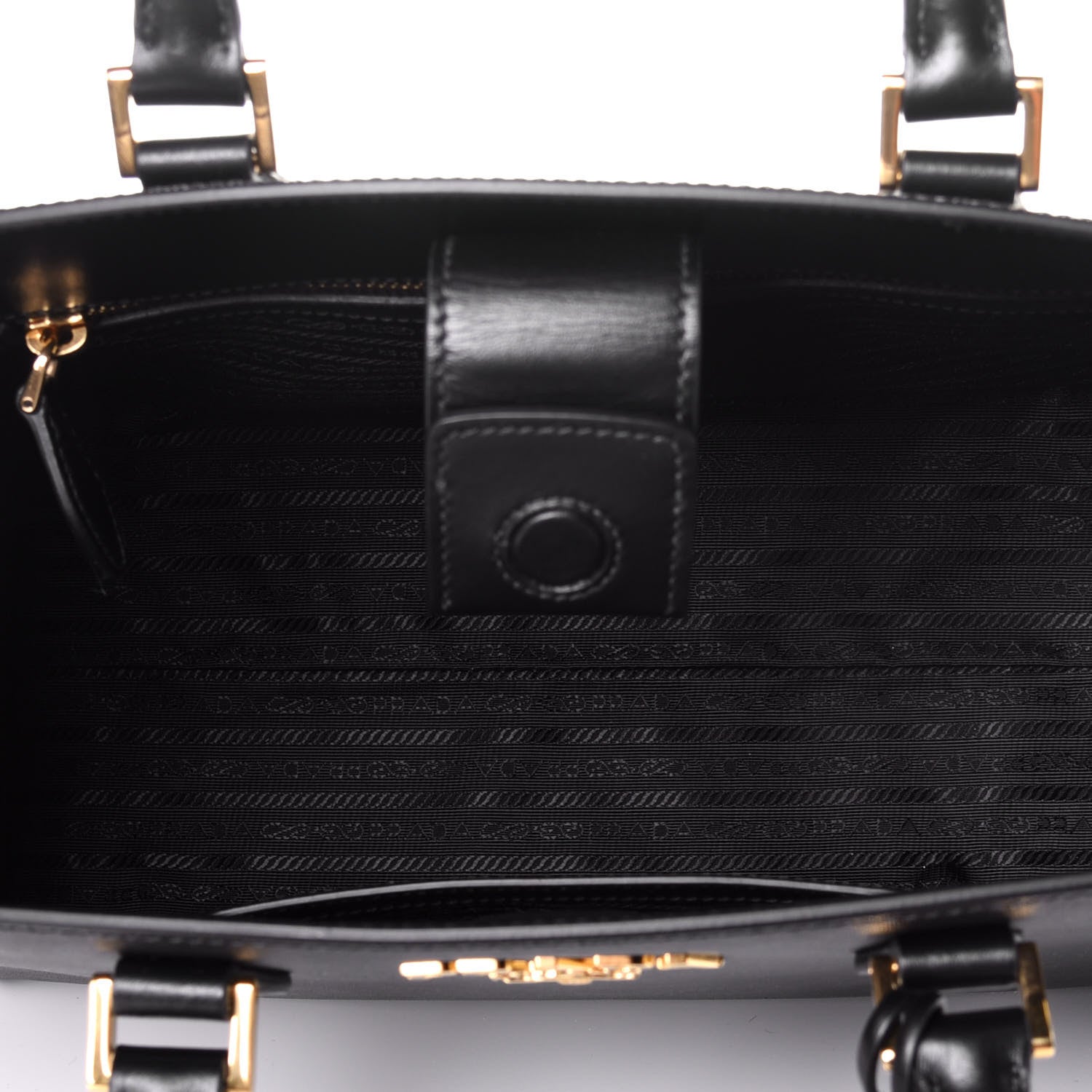 Prada Saffiano Soft Calfskin Tote Black 5 of 8