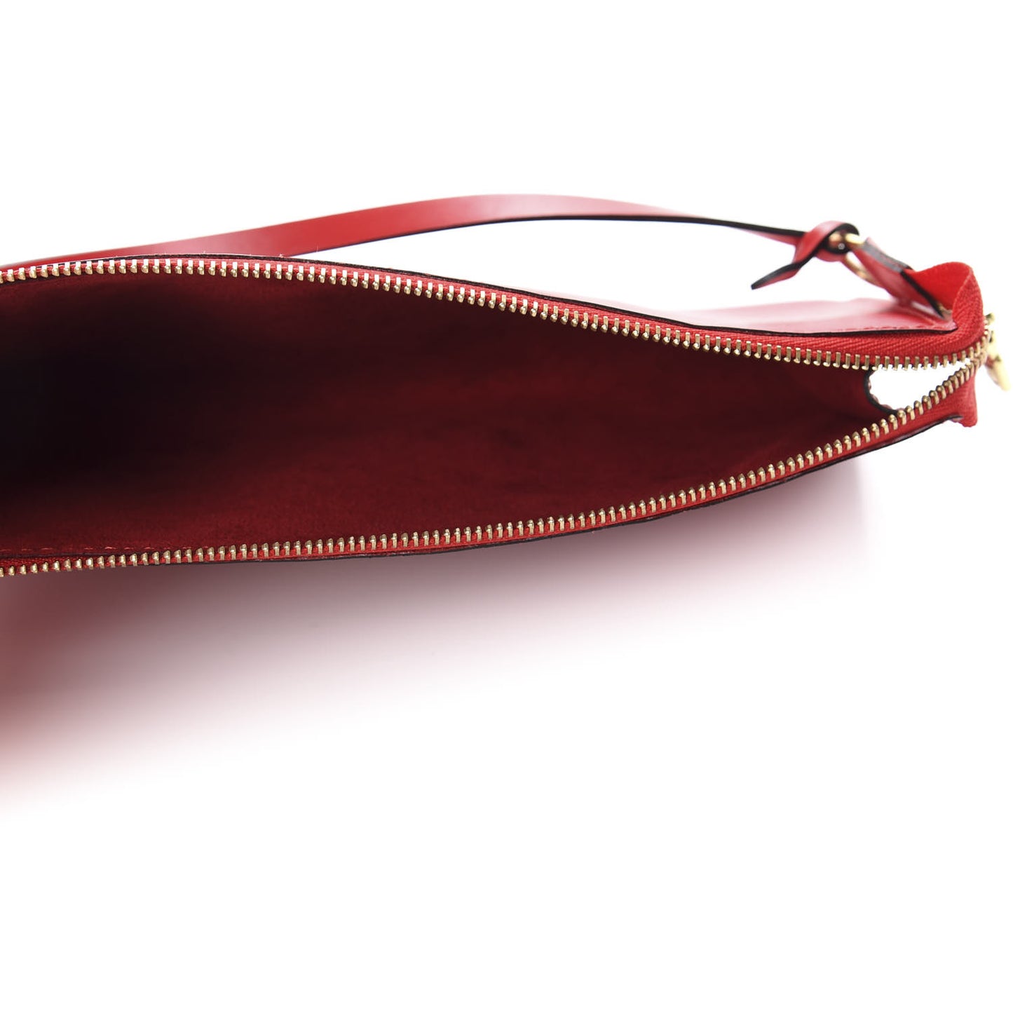 Epi Pochette Accessories 24 Castillan Red