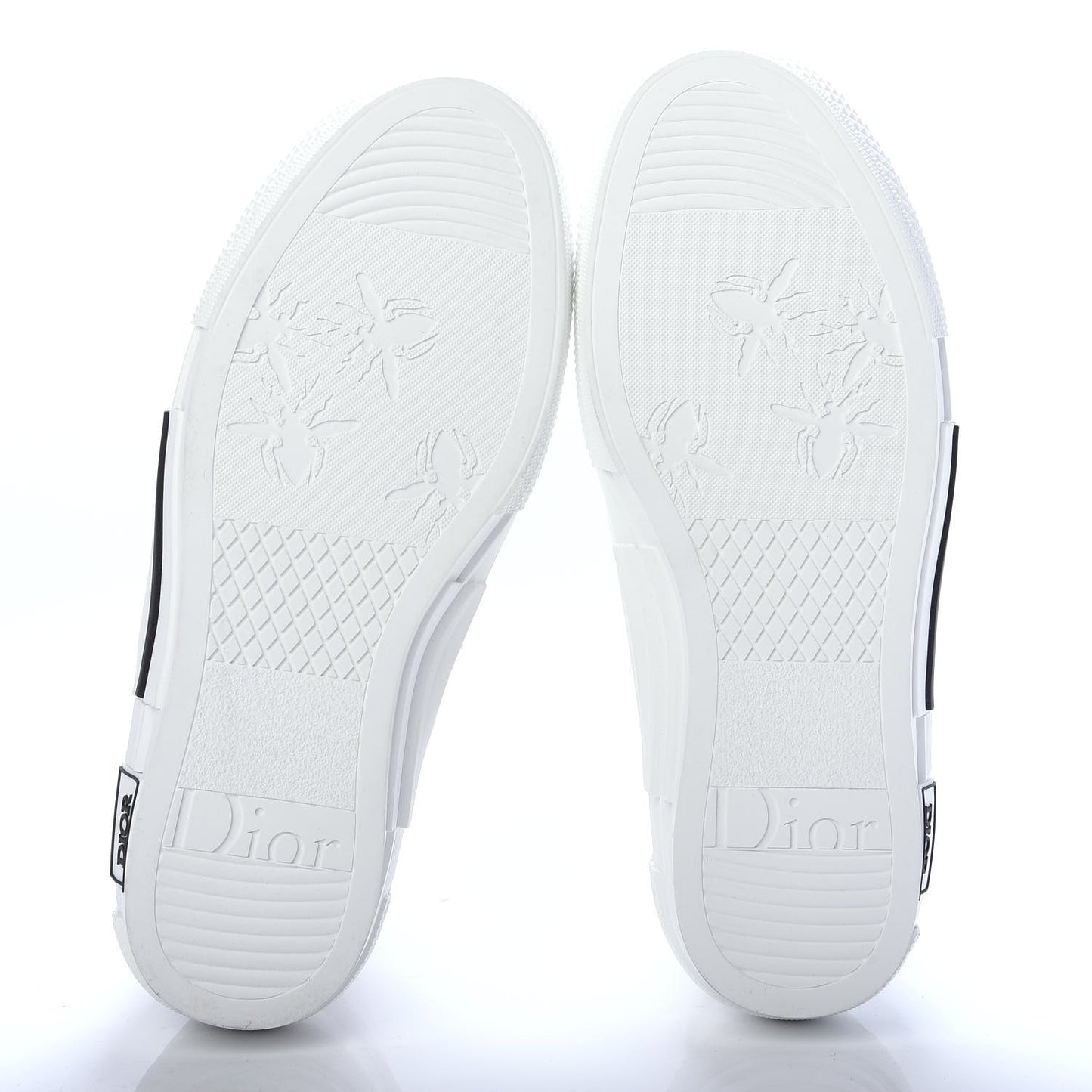 Technical Canvas Oblique Mens B23 High Top Sneakers 40 White