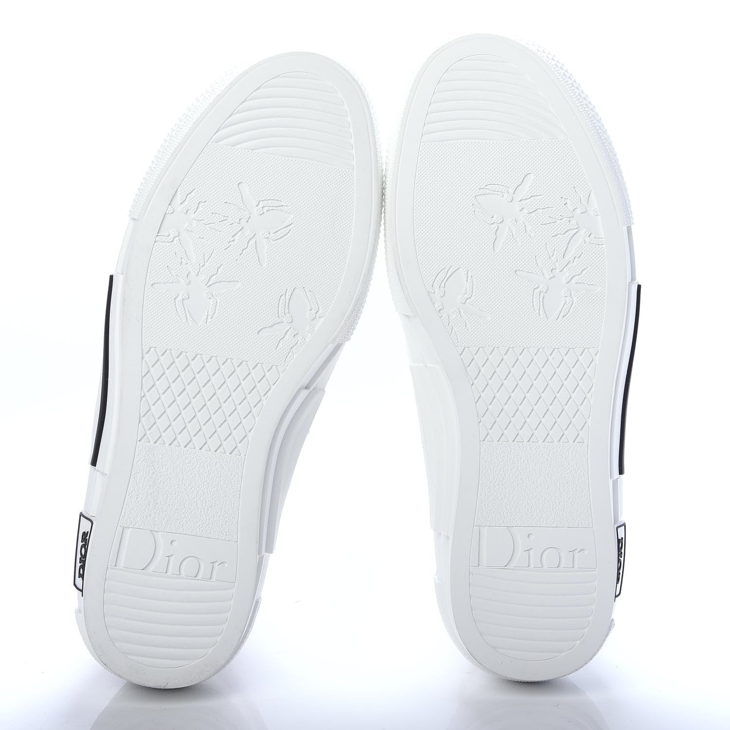 Christian Dior Technical Canvas Oblique Mens B23 High Top Sneakers 40 White 5 of 12