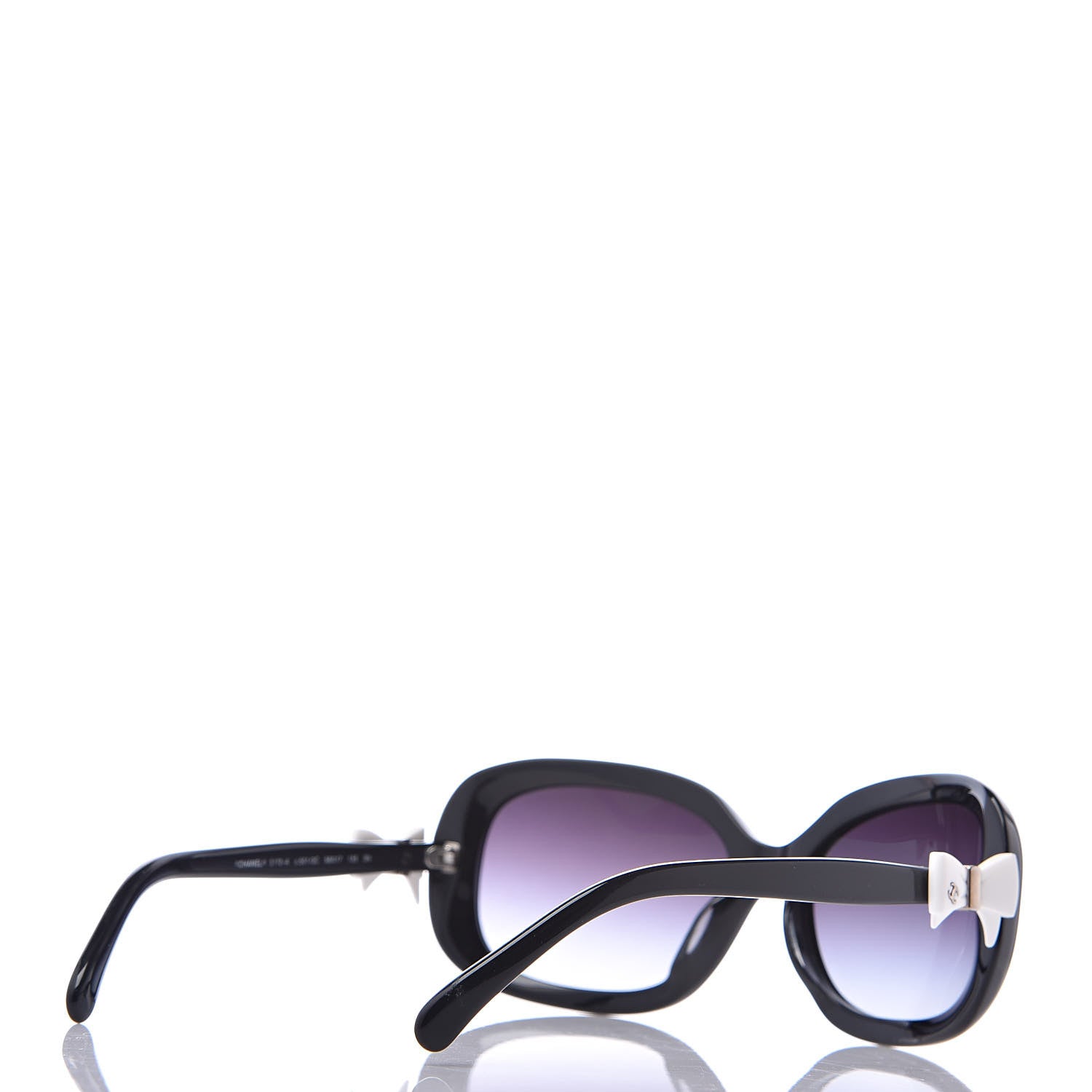 Chanel CC Bow Sunglasses 5170 Black 4 of 6
