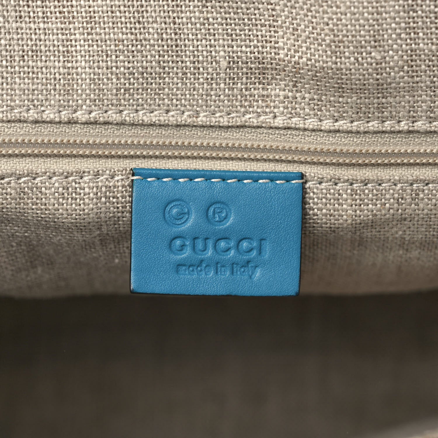Gucci Soft Microguccissima Small Zippered Satchel Deep Cobalt 6 of 9