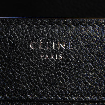 Celine Drummed Calfskin Micro Luggage Black 6 of 8