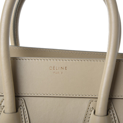 Celine Smooth Calfskin Mini Luggage Mastic 6 of 16