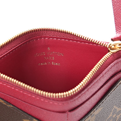 Louis Vuitton Monogram Zipped Card Holder Fuchsia 5 of 5