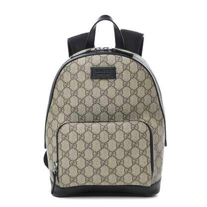 Gucci GG Supreme Monogram Small Eden Day Backpack Black 1 of 11