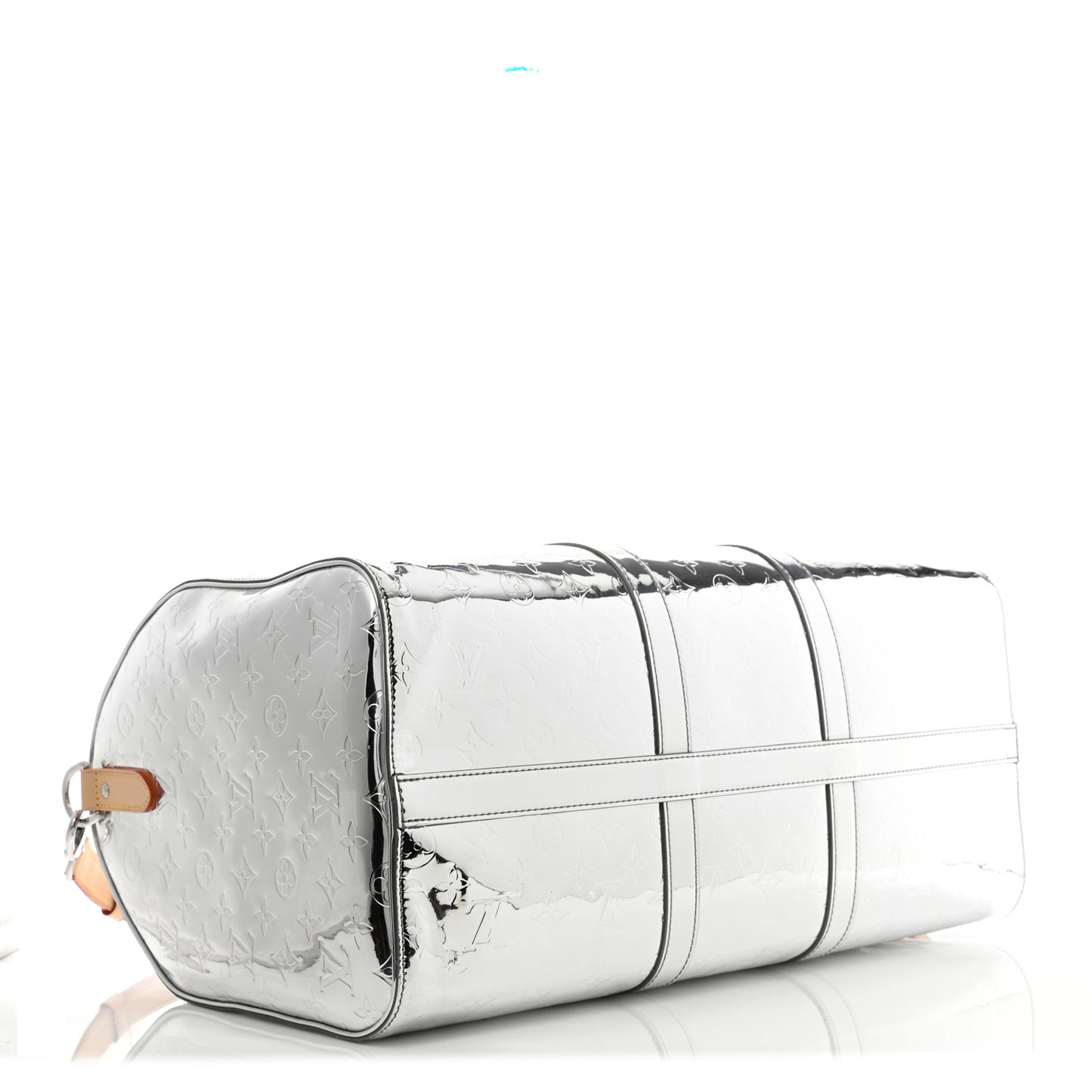Monogram Mirror Keepall Bandouliere 50 Silver