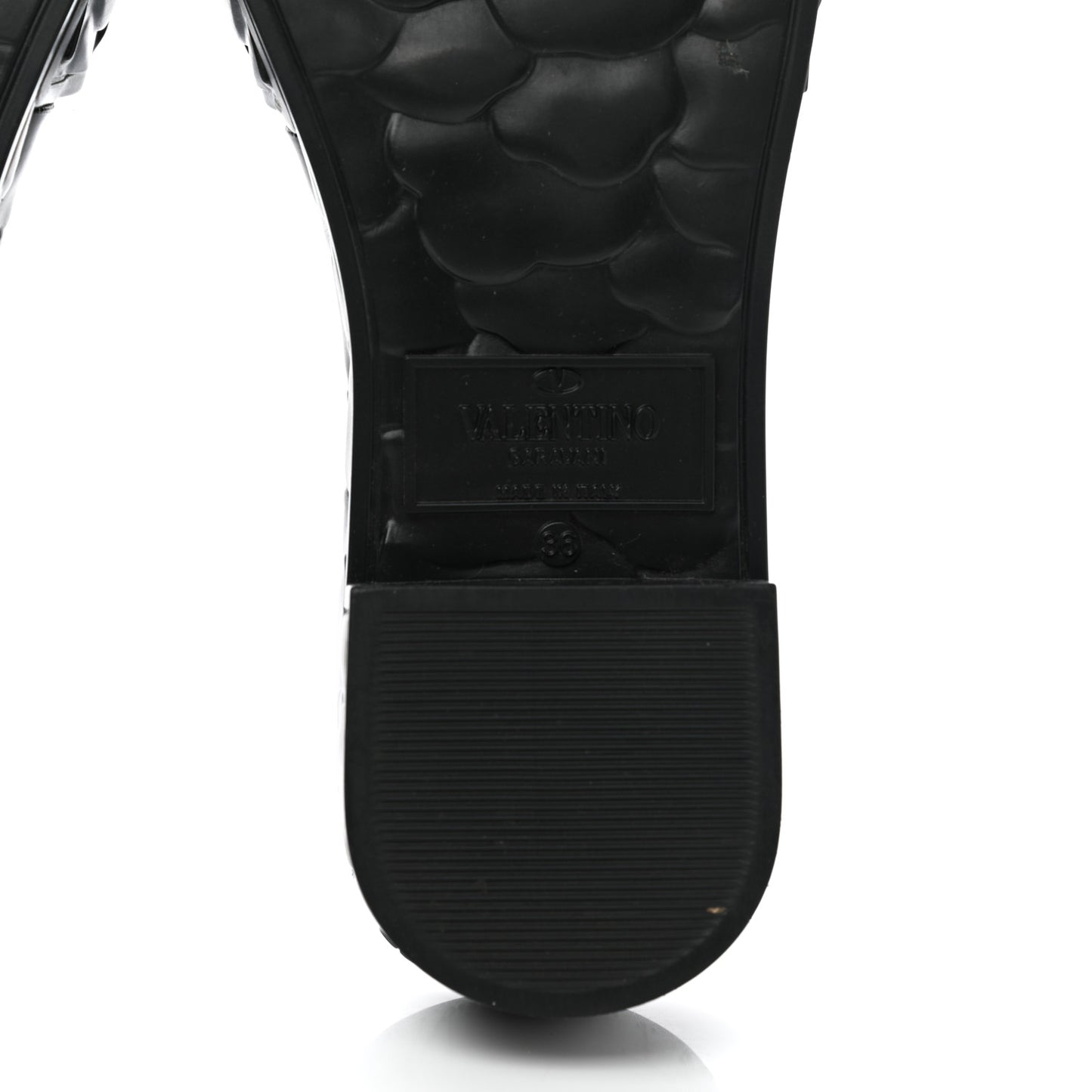 Rubber Atelier 03 Rose Edition 25/40mm Platform Slide Sandals 36 Black