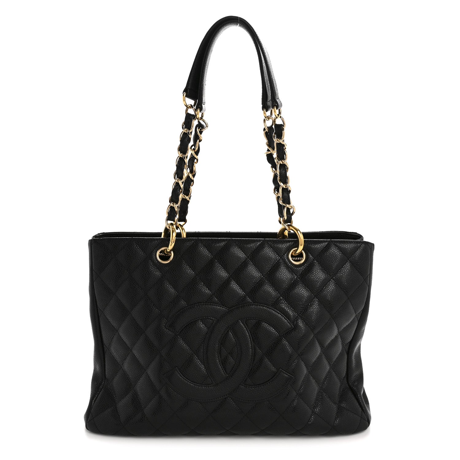 Chanel Caviar Quilted Grand Shopping Tote GST Black 1 of 14