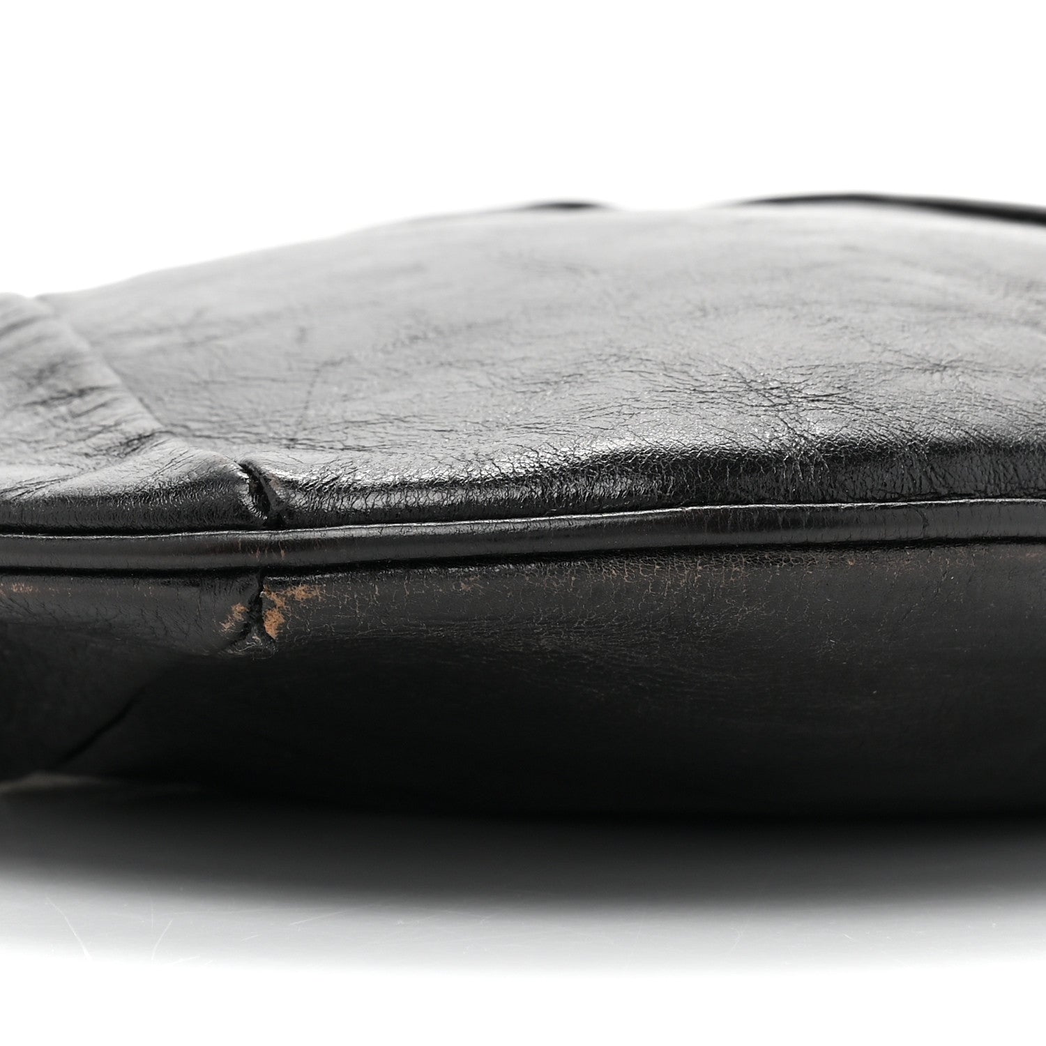Saint Laurent Buffalo Horn Medium Mombasa Hobo Black 8 of 13