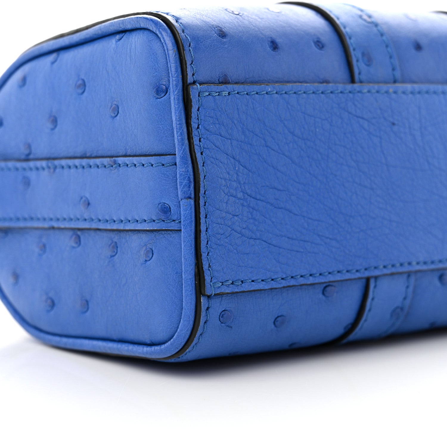 Louis Vuitton Ostrich Keepall XS Blue 8 of 9