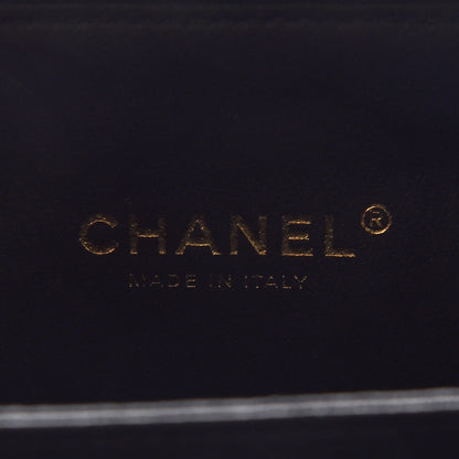 Chanel Caviar Quilted Small CC Filigree Vanity Case Black 9 of 10