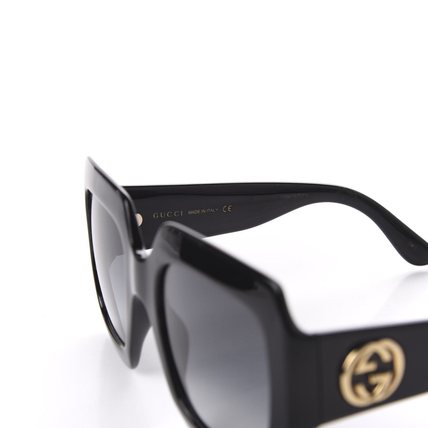 Acetate Square Frame Sunglasses GG0053S Black
